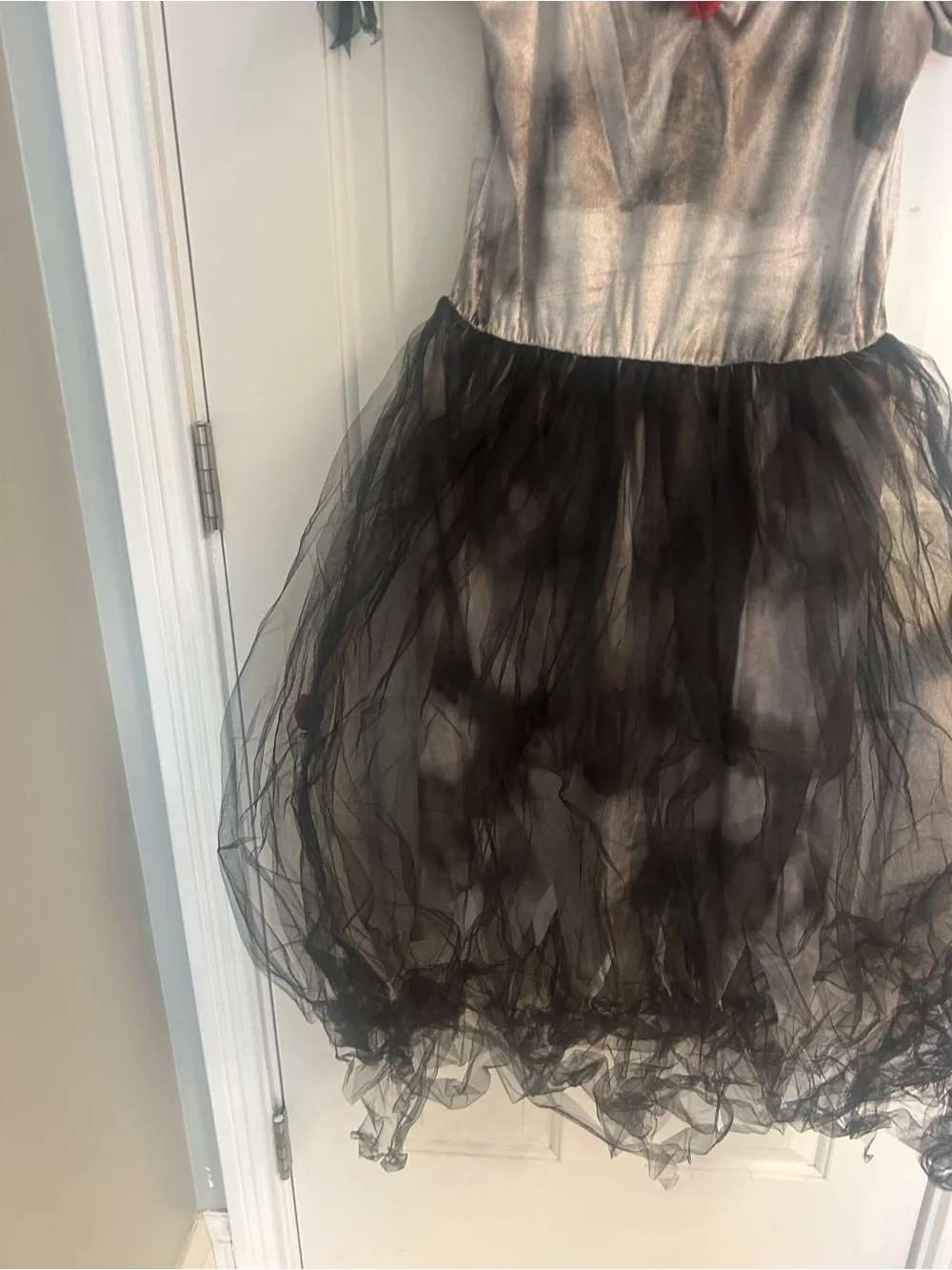 Prom Corpse Black Girls' Prom Queen Costume with Sash